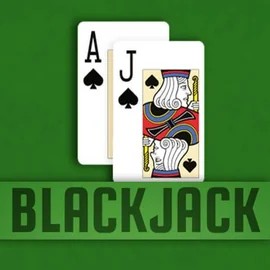 Blackjack (Relax Gaming) slot logo by Relax Gaming at Gamblerina Casino