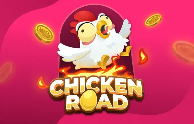 Chicken Road slot logo by InOut at Gamblerina Casino