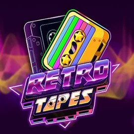 Retro Tapes online game logo by Push Gaming on gamblerina-be.com